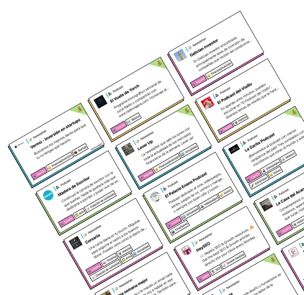 Newsletters y Podcasts