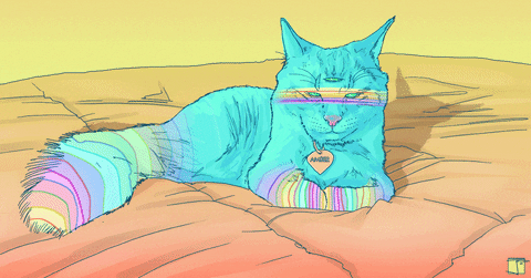 Psychedelic Cat